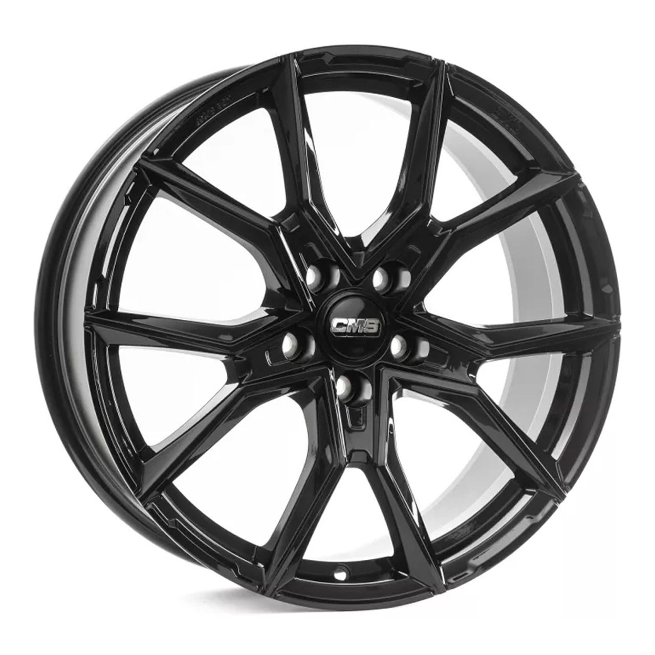CMS C33-CBG complete black gloss 8.0Jx18 5x114.3 ET47