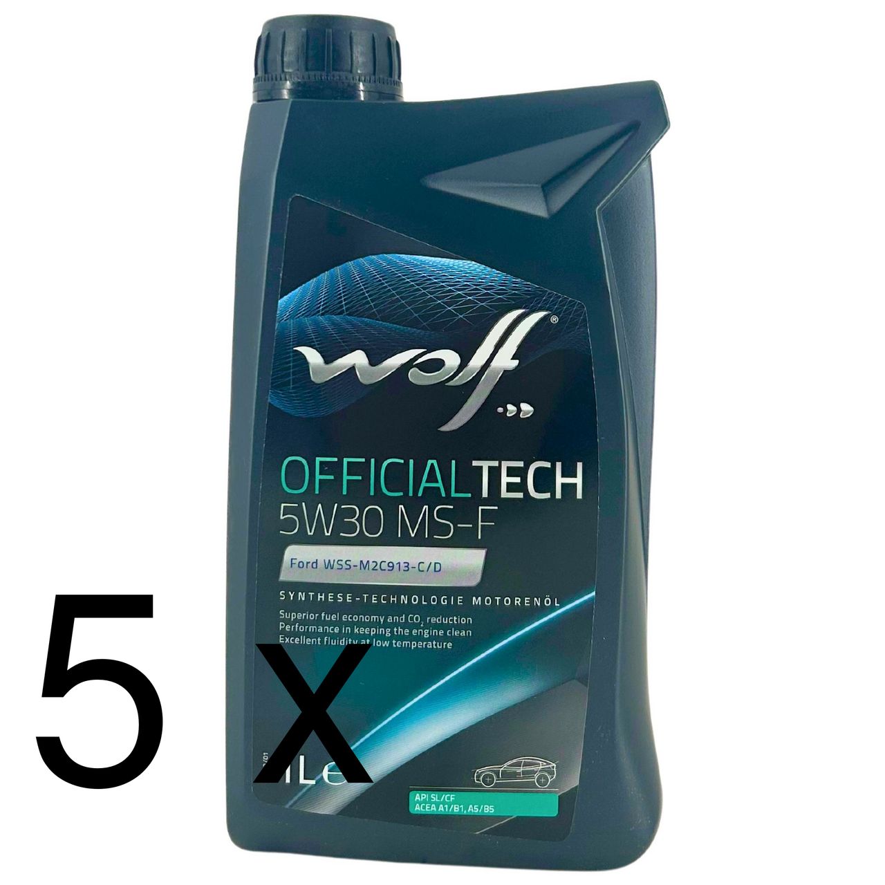 Wolf OfficialTech 5W-30 MS-F 5x1 Liter