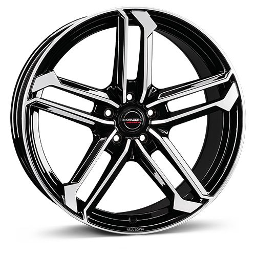 BORBET DESIGN ATX black polished glossy 8.5Jx19 5x112 ET30