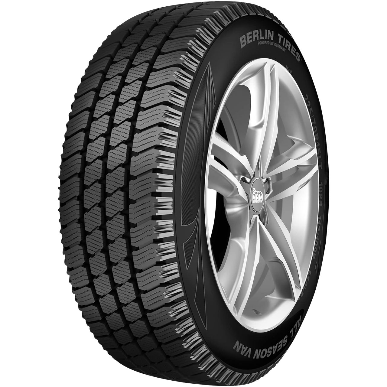 BERLIN TIRES ALL SEASON VAN 225/70R15C 112/109R MFS BSW