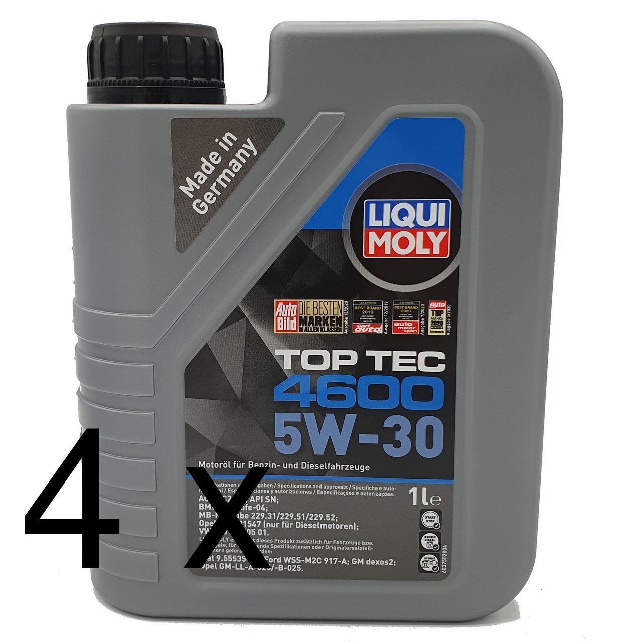 Liqui Moly Top Tec 4600 5W-30 4x1 Liter