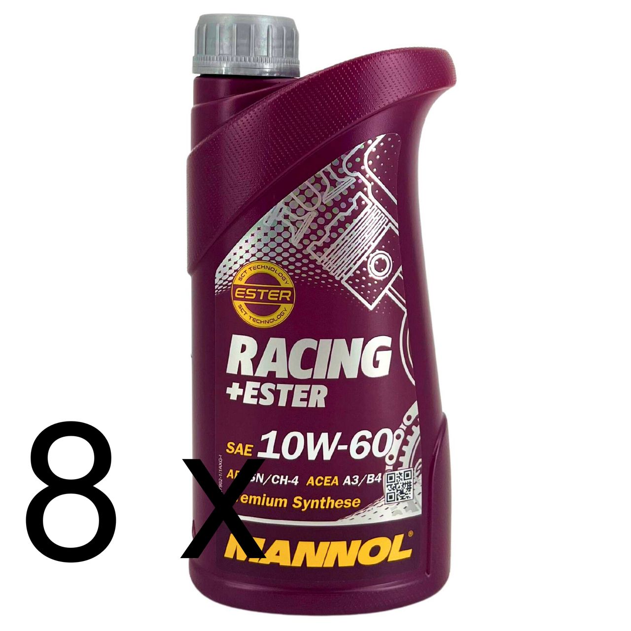 Mannol Racing + Ester 10W-60 8x1 Liter Mannol Racing + Ester 10W-60 8x1 Liter