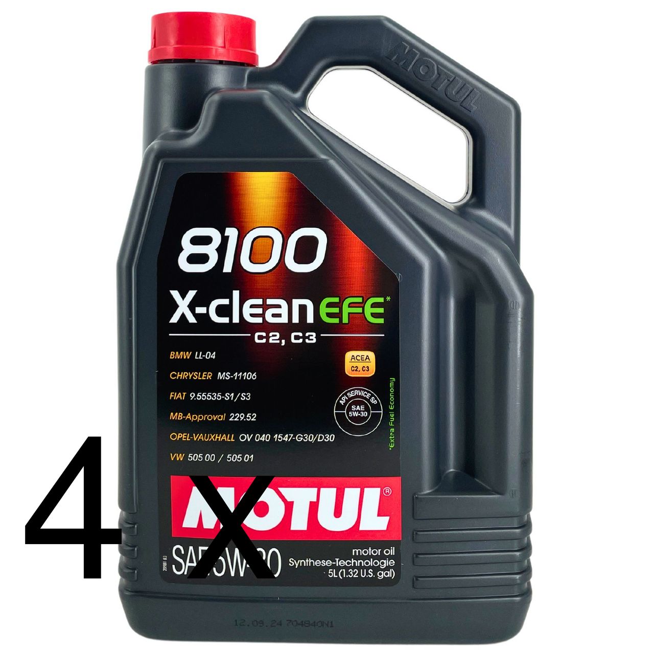 Motul 8100 X-clean EFE 5W-30 4x5 Liter
