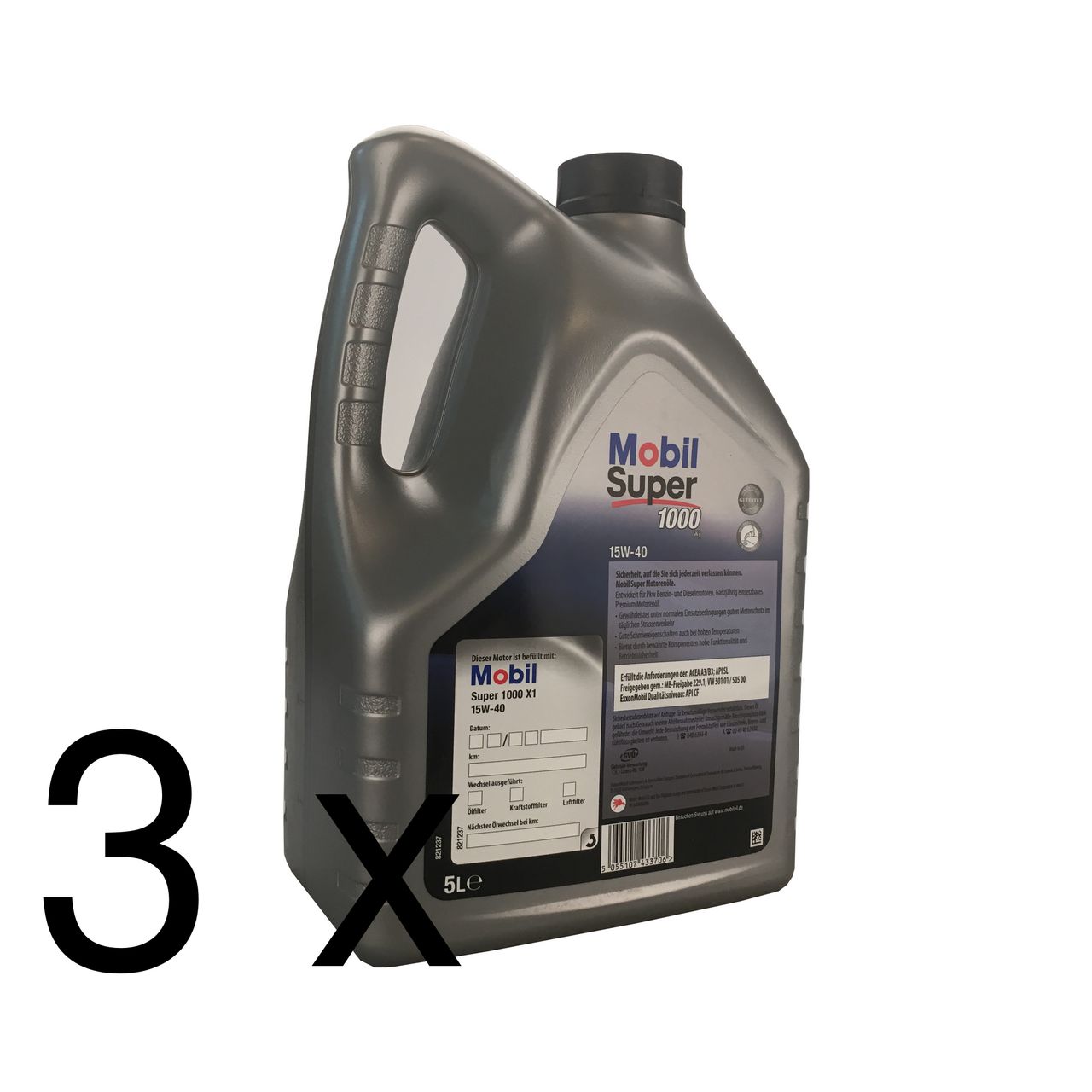 Mobil Super 1000 X1 15W-40 3x5 Liter