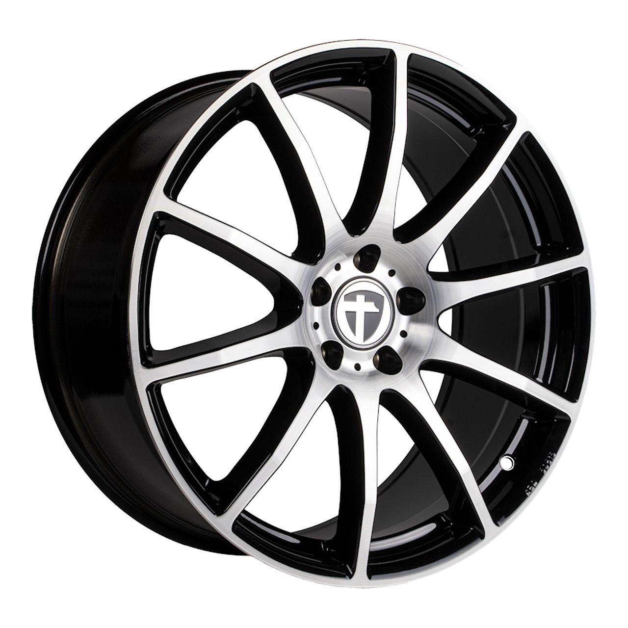 TOMASON TN1 FLOW black polished 9.0Jx19 5x112 ET45