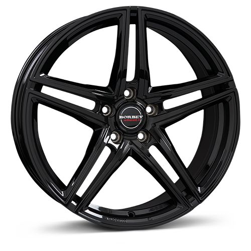 BORBET DESIGN XRT schwarz glÃ¤nzend 8.5Jx19 5x112 ET40