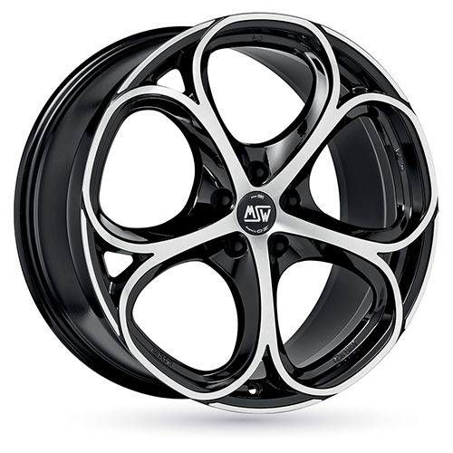 MSW (OZ) MSW 82 gloss black full polished 8.0Jx18 5x110 ET30