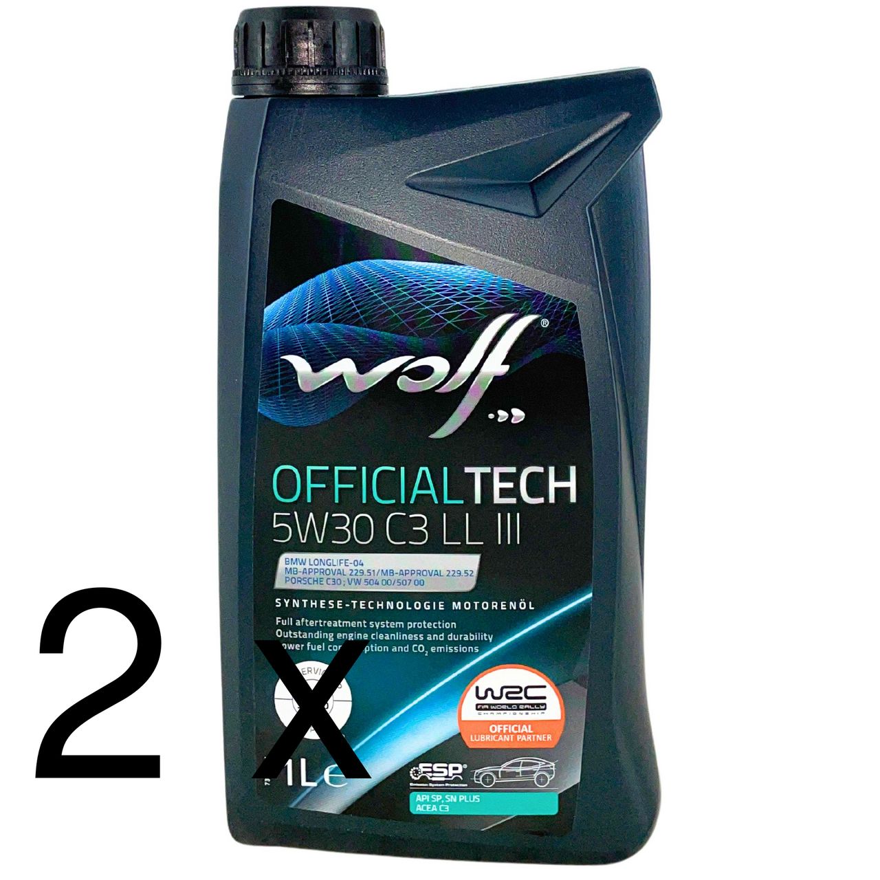 Wolf OfficialTech 5W-30 C3 LL III 2x1 Liter