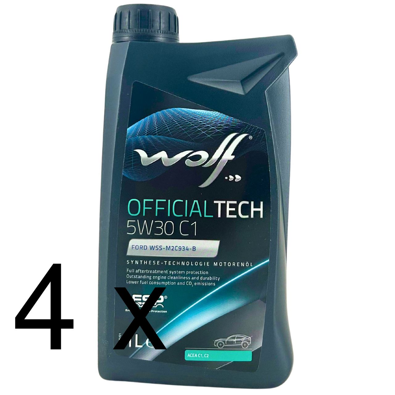 Wolf OfficialTech 5W-30 C1 4x1 Liter