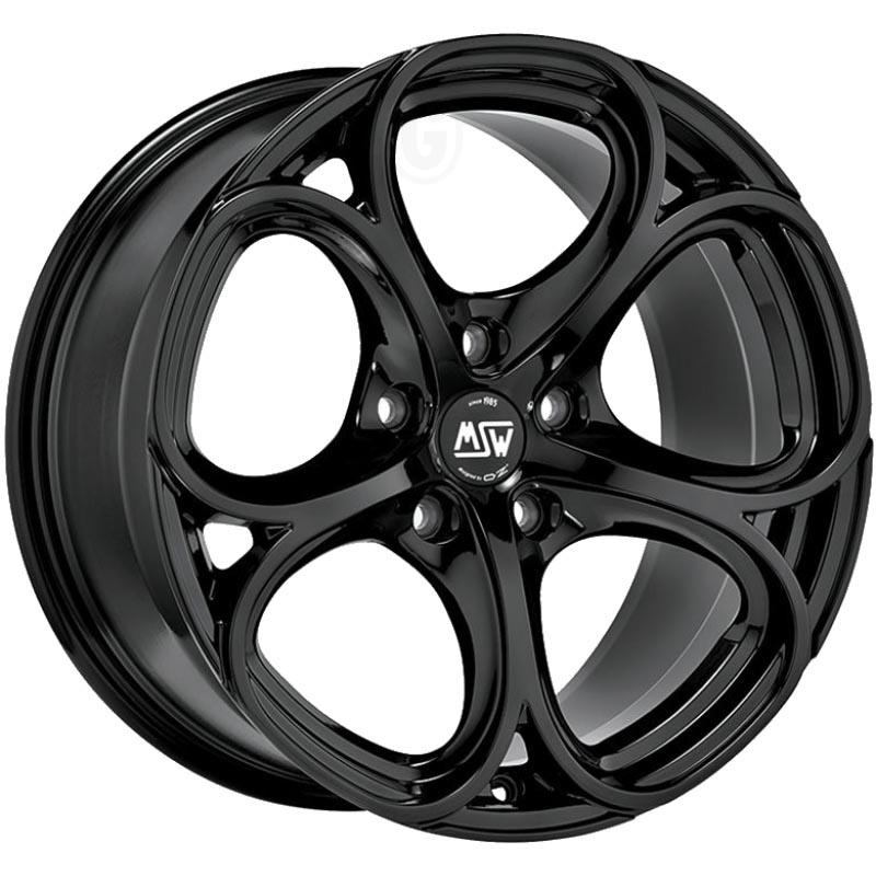 MSW Msw 82 Gloss black 8x19 5x110 ET33