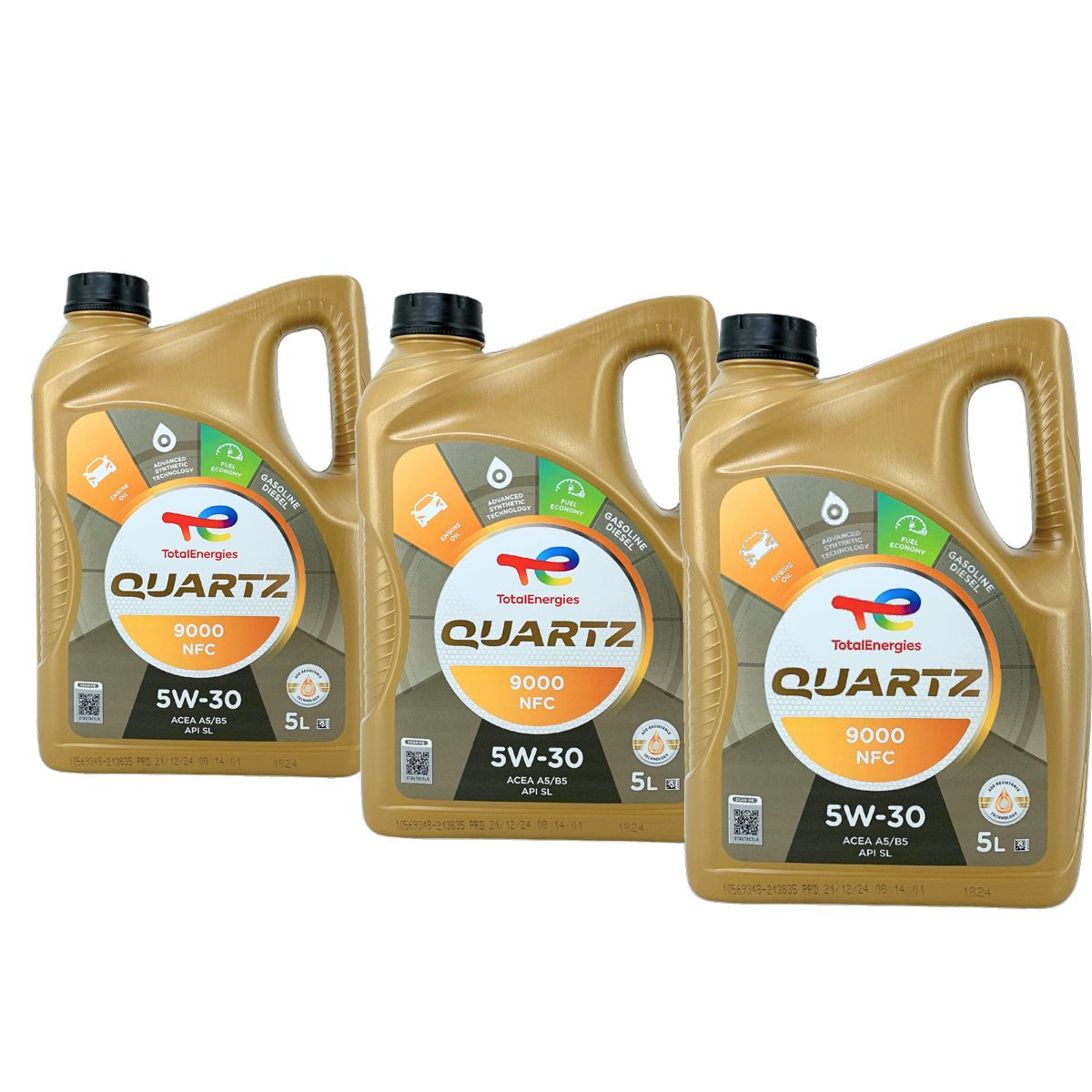 Total Quartz 9000 NFC 5W-30 3x5 Liter