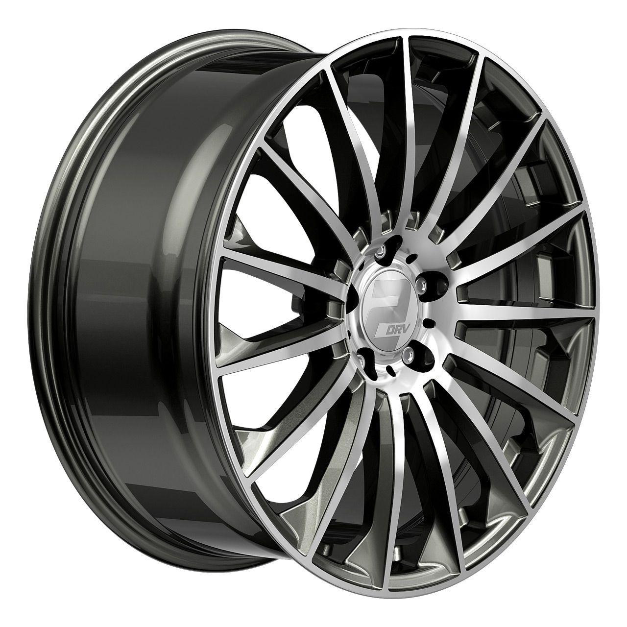 WHEELWORLD-2DRV WH39 dark gunmetal full painted with full machined lip 8.5Jx19 5x112 ET45