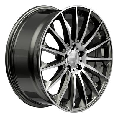 WHEELWORLD-2DRV WH39 dark gunmetal full painted with full machined lip 8.0Jx18 5x112 ET48