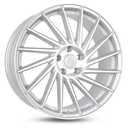 KESKIN WHEELS KT17 HURRICANE silver front polished 8.0Jx18 5x112 ET45