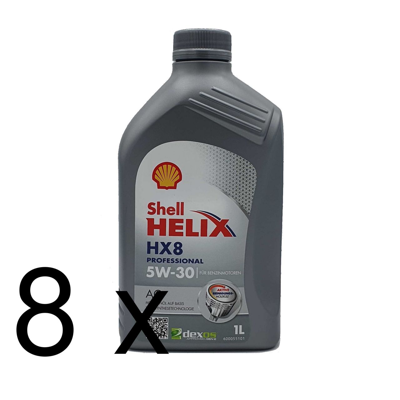 Shell Helix HX8 Professional AG 5W-30 8x1 Liter