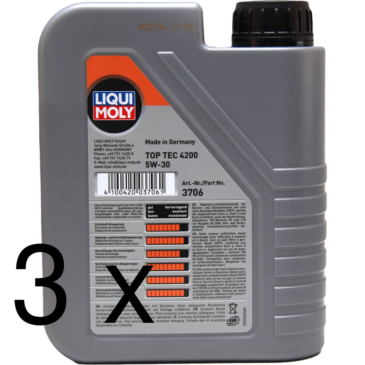Liqui Moly Top Tec 4200 5W-30 3x1 Liter