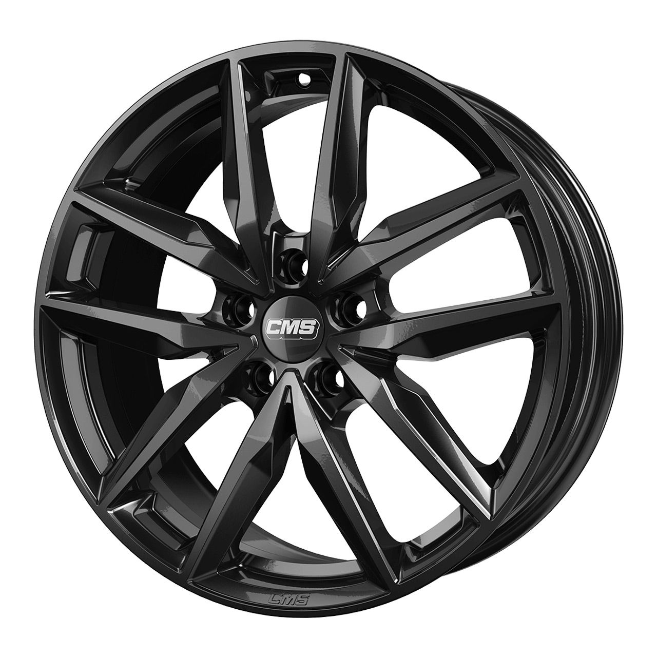 CMS C28-CBG complete black gloss 7.5Jx19 5x112 ET53.5