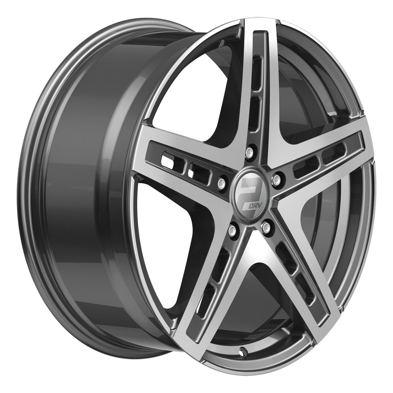 WHEELWORLD-2DRV WH38 daytona grey full machined 9.5Jx22 5x112 ET35