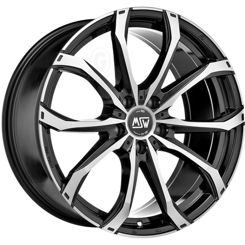 MSW Msw 48 Gloss black full polished 10x21 5x112 ET38