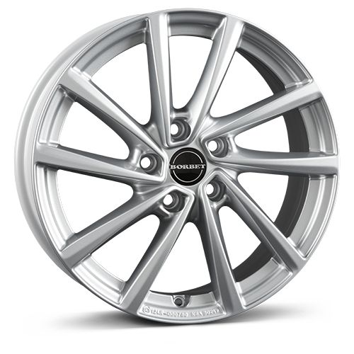 BORBET DESIGN V kristallsilber 7.0Jx19 5x112 ET34