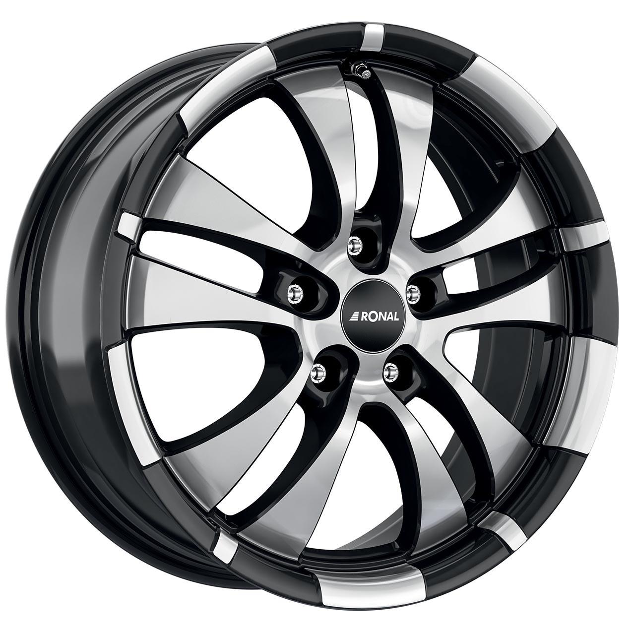 RONAL RONAL R59-5 jetblack-frontkopiert 7.5Jx17 5x112 ET35