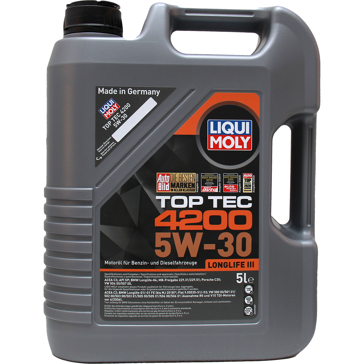 Liqui Moly Top Tec 4200 5W-30 5+2 Liter