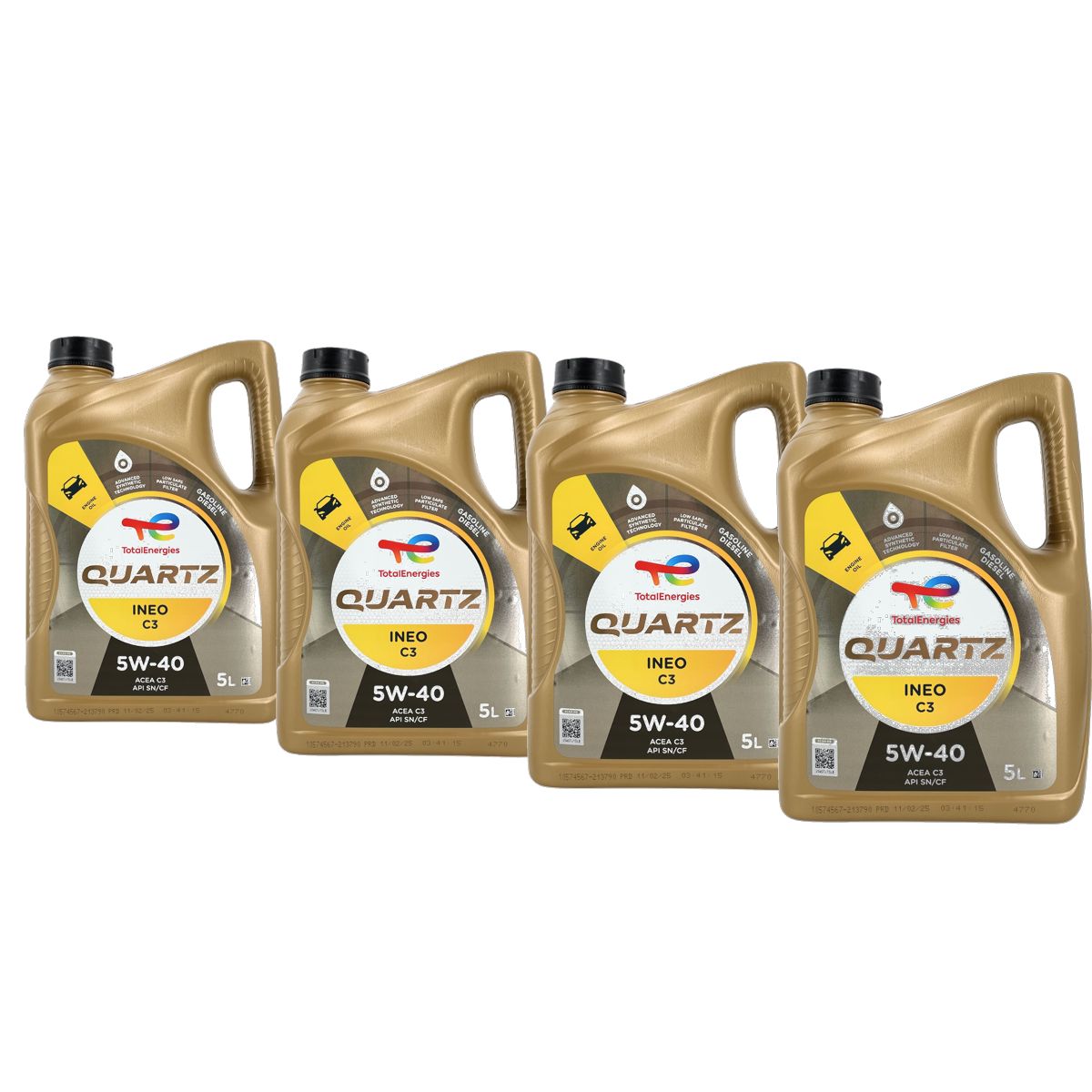 Total Quartz Ineo C3 5W-40 4x5 Liter