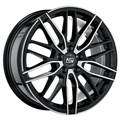 MSW (OZ) MSW 72 gloss black full polished 7.0Jx17 5x120 ET45