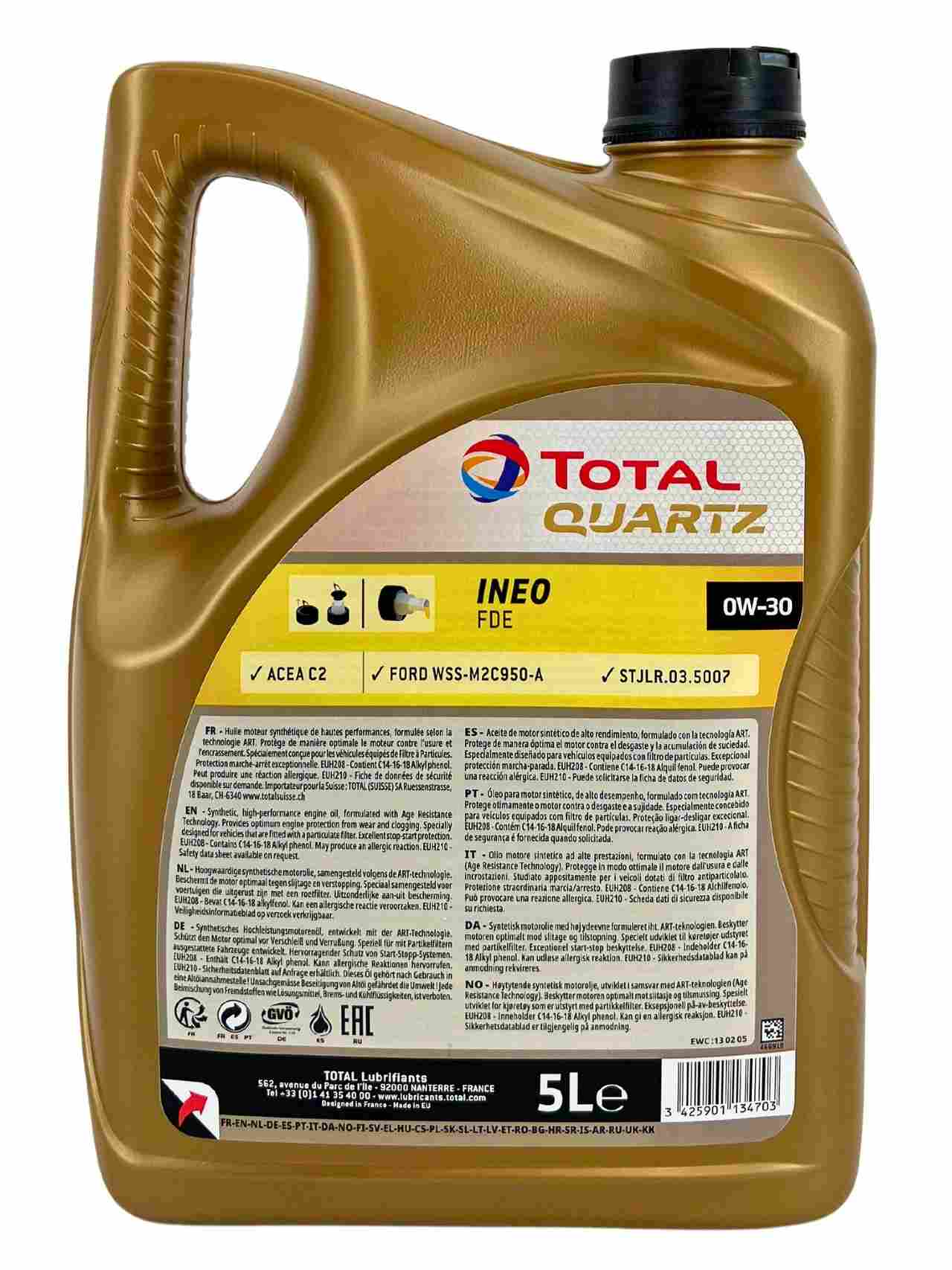 Total Quartz Ineo FDE 0W-30 5 Liter