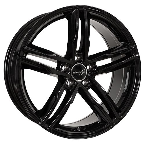 WHEELWORLD-2DRV WH11 black glossy painted 7.5Jx17 5x112 ET40