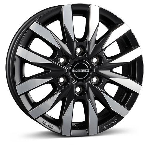 BORBET DESIGN CW6 black polished matt 7.5Jx18 6x120 ET45