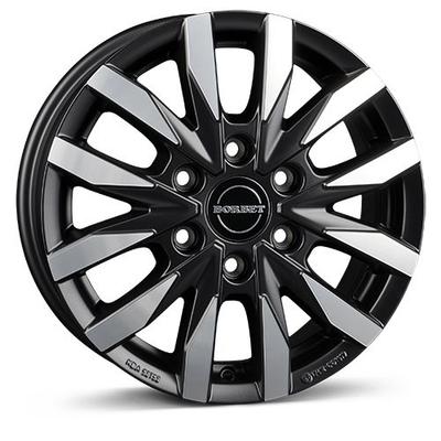 BORBET DESIGN CW6 black polished matt 7.5Jx18 6x120 ET45