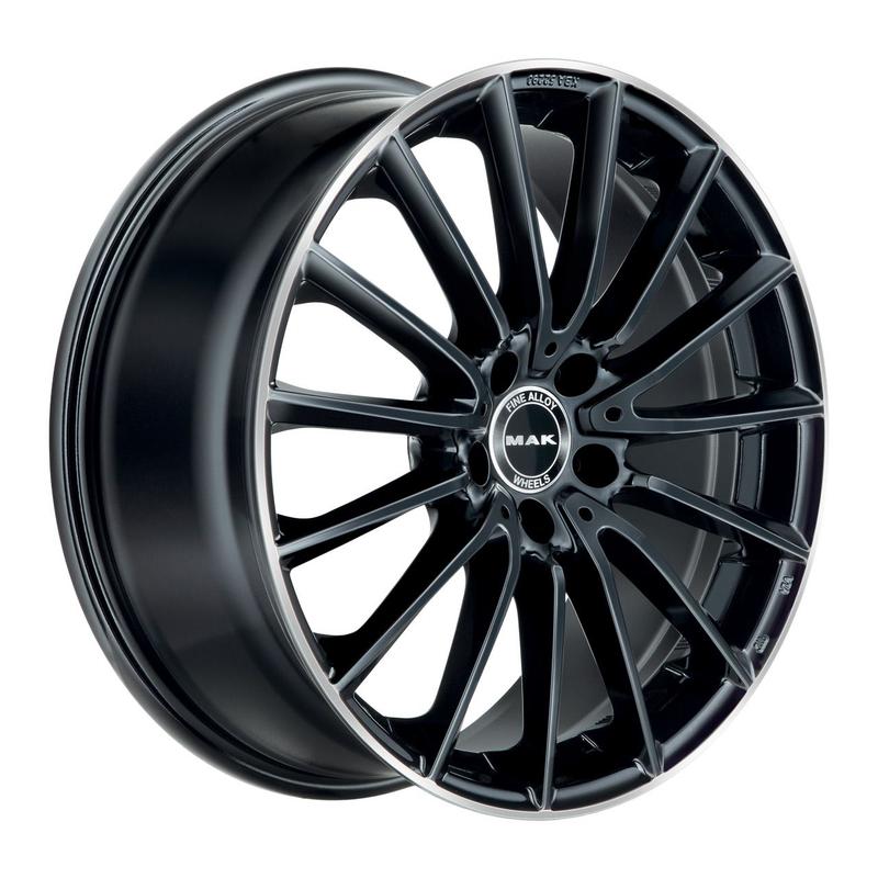 MAK KOMET gloss black mirror ring 10.0Jx21 5x112 ET35