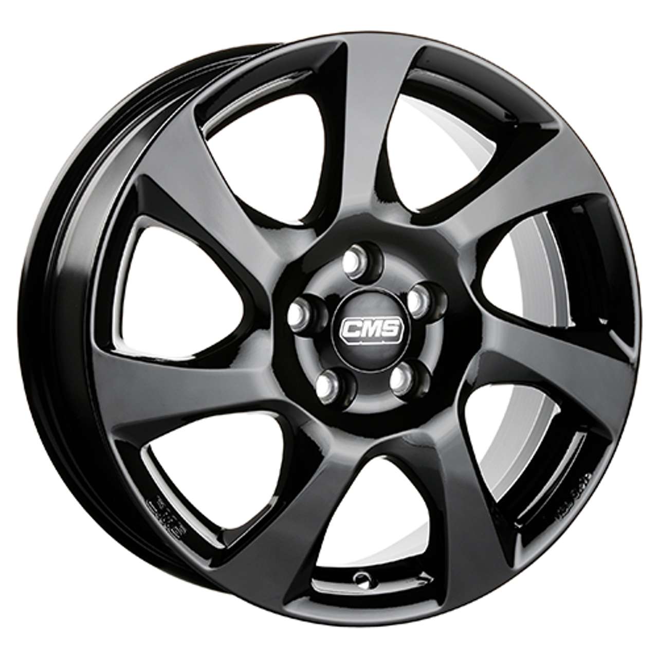 CMS C24-CBG complete black gloss 7.0Jx17 4x100 ET45