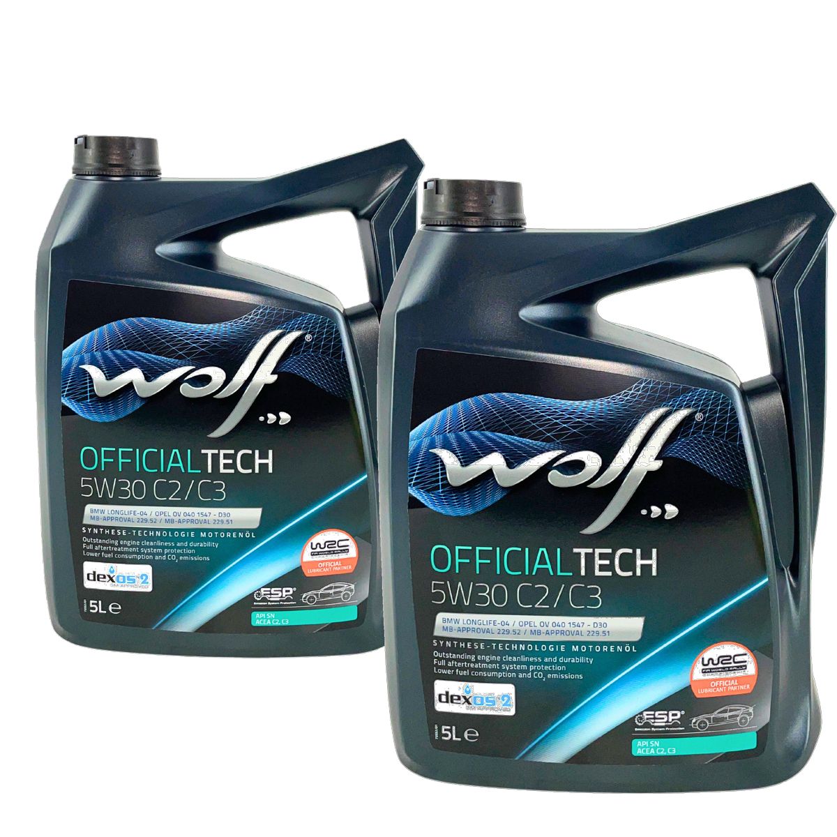 Wolf OfficialTech 5W-30 C2/C3 2x5 Liter