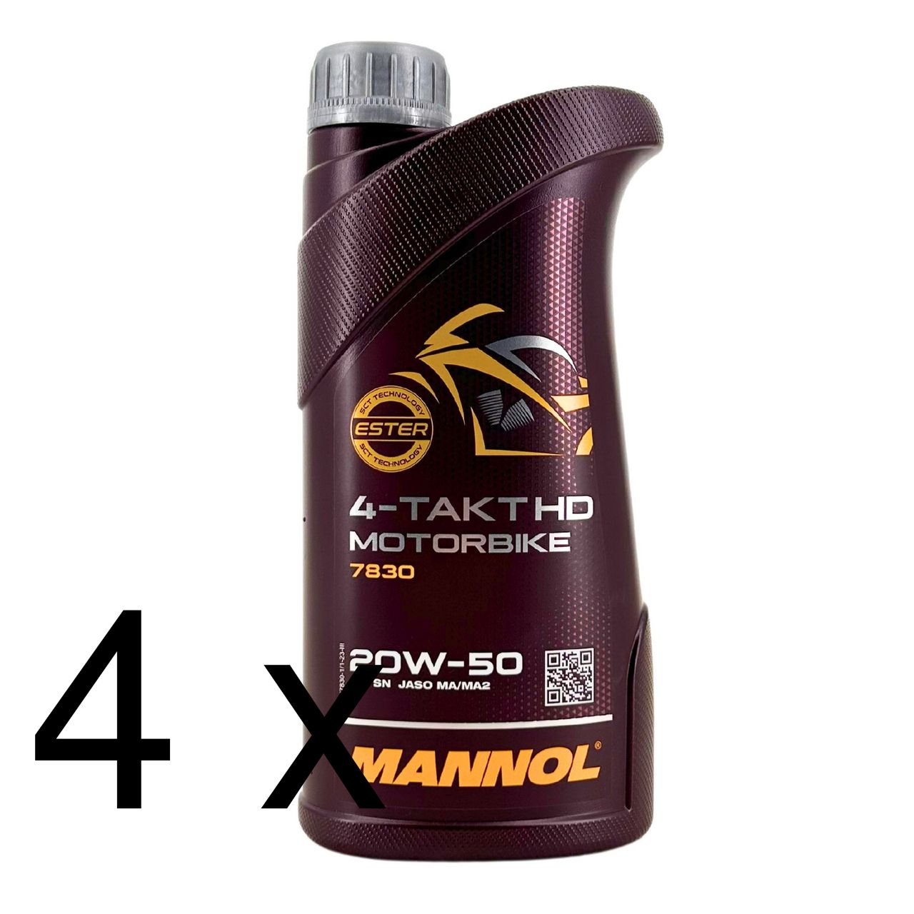 Mannol 4-Takt Motorbike HD 20W-50 4x1 Liter Mannol 4-Takt Motorbike HD 20W-50 4x1 Liter