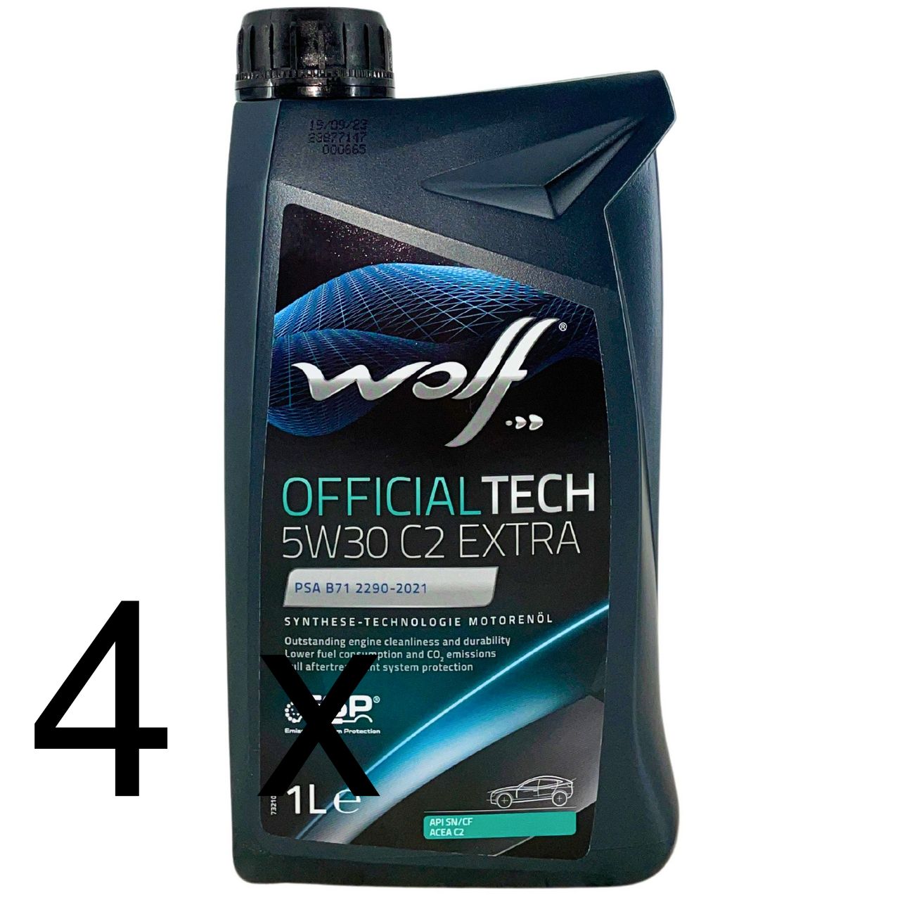 Wolf OfficialTech 5W-30 C2 Extra 4x1 Liter