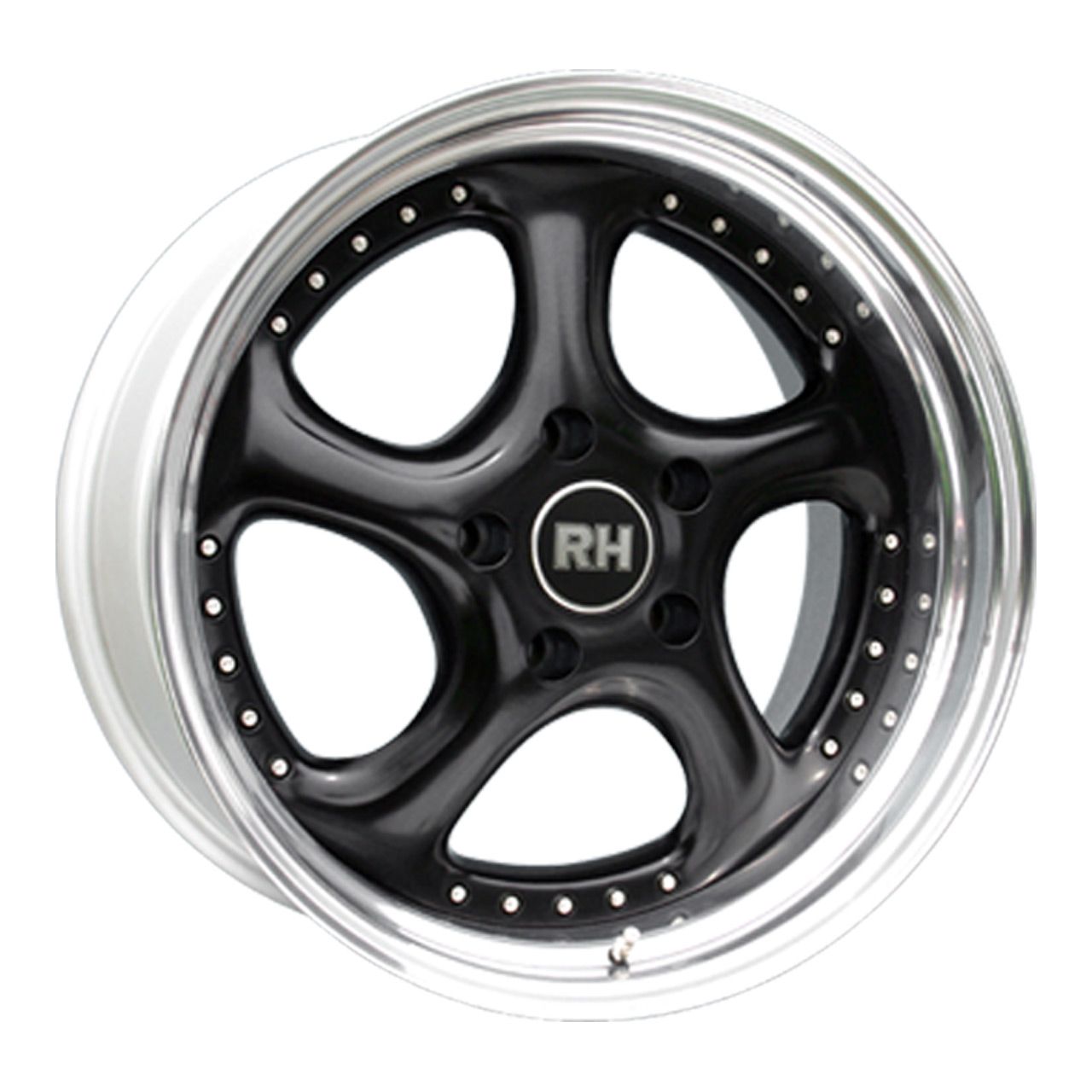 RH TURBO P schwarz Horn hochglanz poliert 8.5Jx18 5x112 ET63