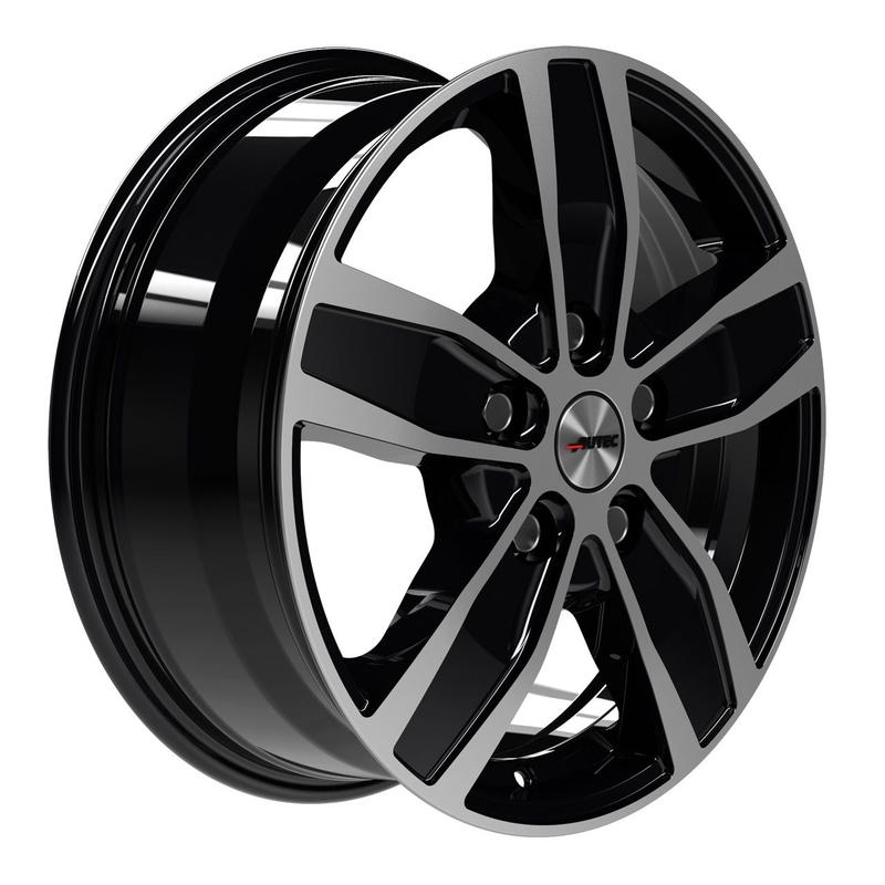AUTEC TYP Q - QUANTRO 5L schwarz poliert 6.5Jx16 5x118 ET66