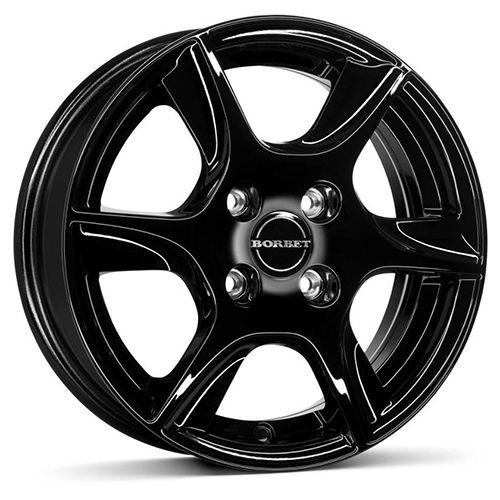 BORBET DESIGN TL schwarz glänzend 5.5Jx15 5x100 ET40