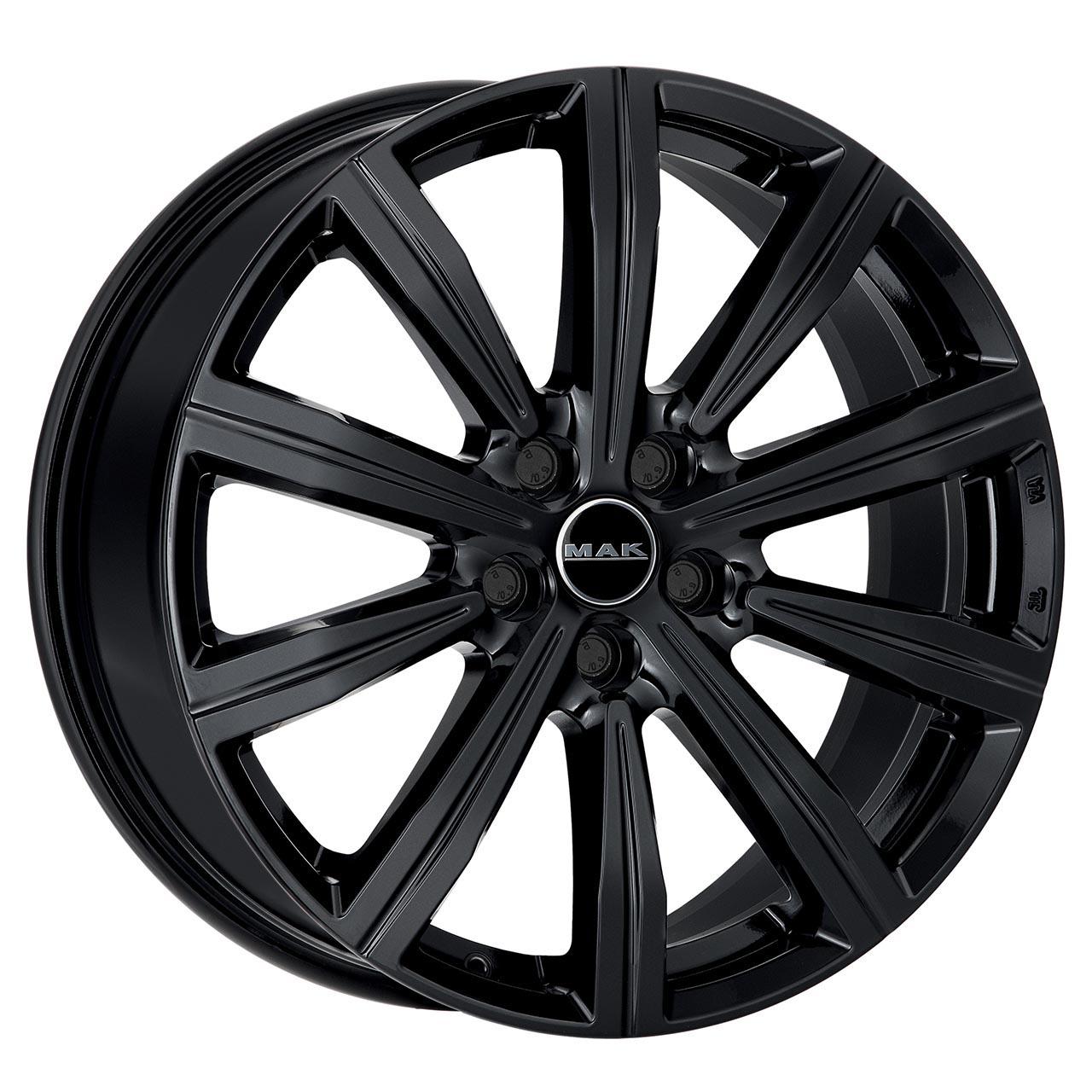 MAK Birmingham Gloss black 9.5x22 5x120 ET35