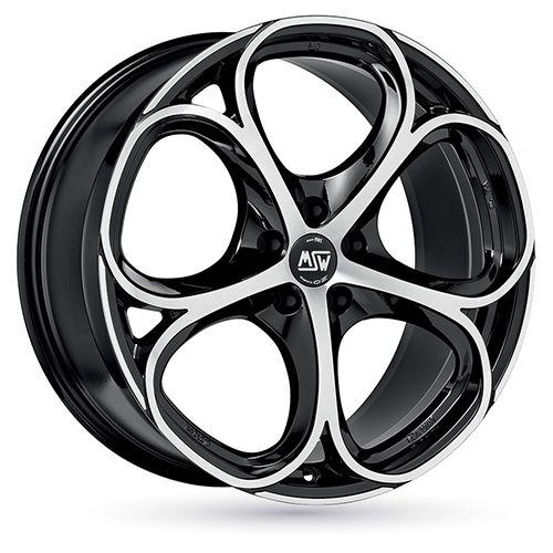 MSW (OZ) MSW 82 gloss black full polished 8.0Jx18 5x110 ET30