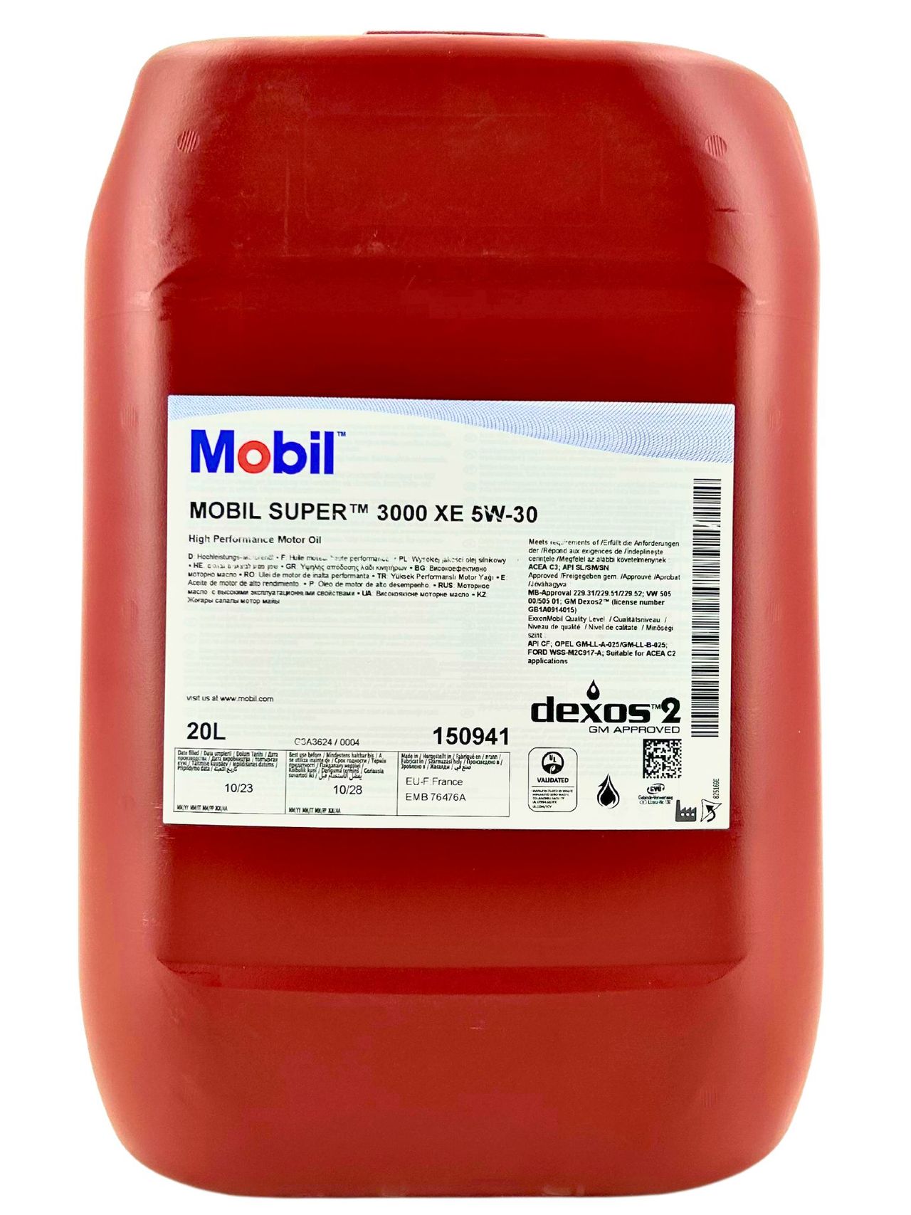 Mobil Super 3000 XE 5W-30 20 Liter Kanister Mobil Super 3000 XE 5W-30 20 Liter Kanister
