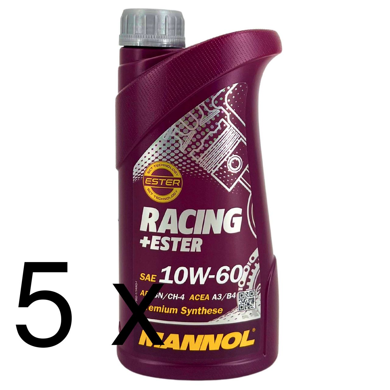 Mannol Racing + Ester 10W-60 5x1 Liter Mannol Racing + Ester 10W-60 5x1 Liter