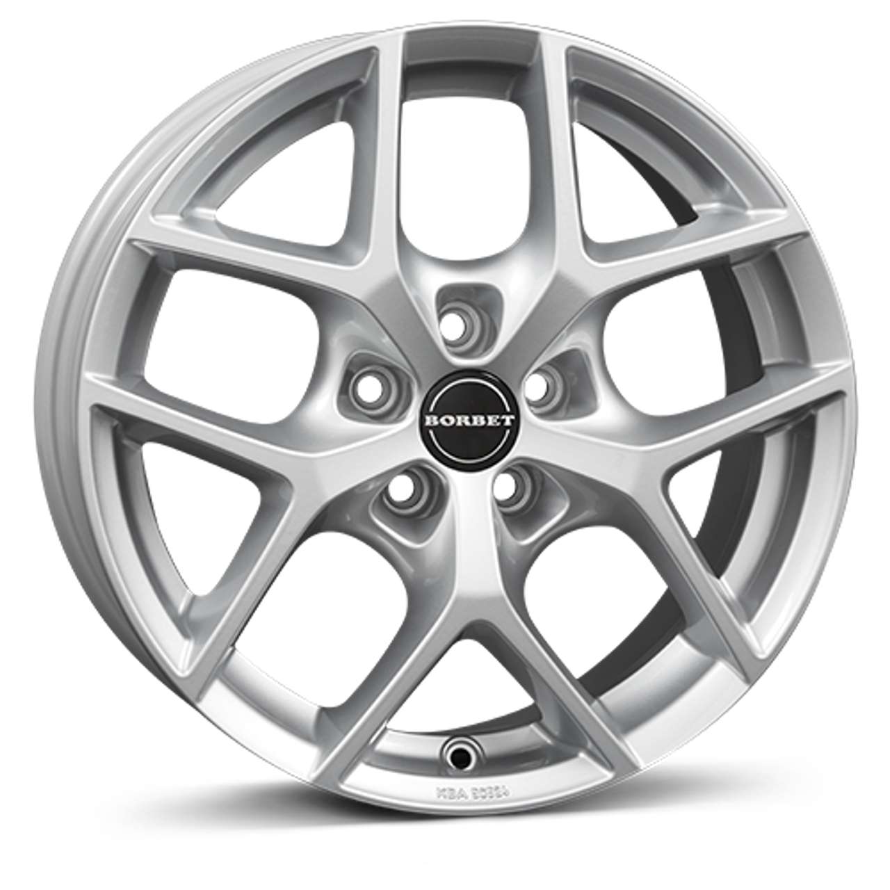 BORBET DESIGN Y kristallsilber 8.0Jx18 5x114.3 ET48
