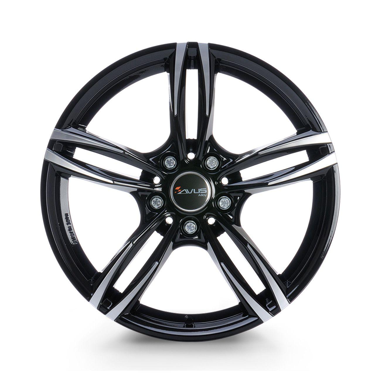 AVUS RACING AC-MB3 black polished 7.5Jx17 5x120 ET32