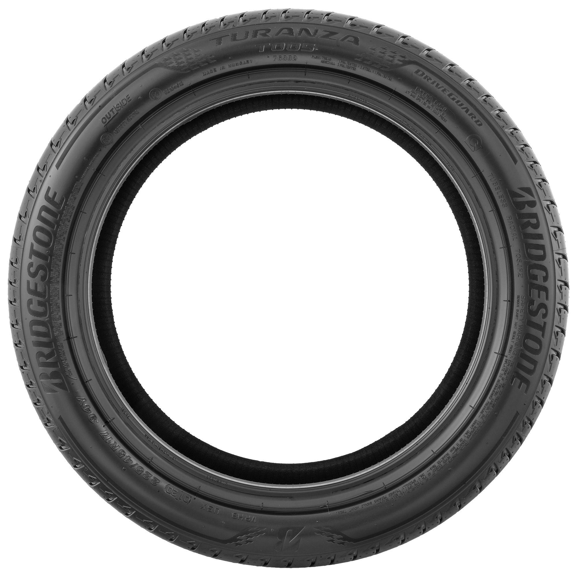 BRIDGESTONE TURANZA T005 DRIVEGUARD RUN FLAT 225/55R17 101W RUN FLAT XL