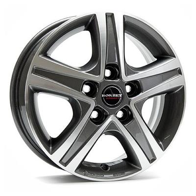 BORBET DESIGN CWD mistral anthrazit poliert 7.0Jx17 5x114.3 ET45