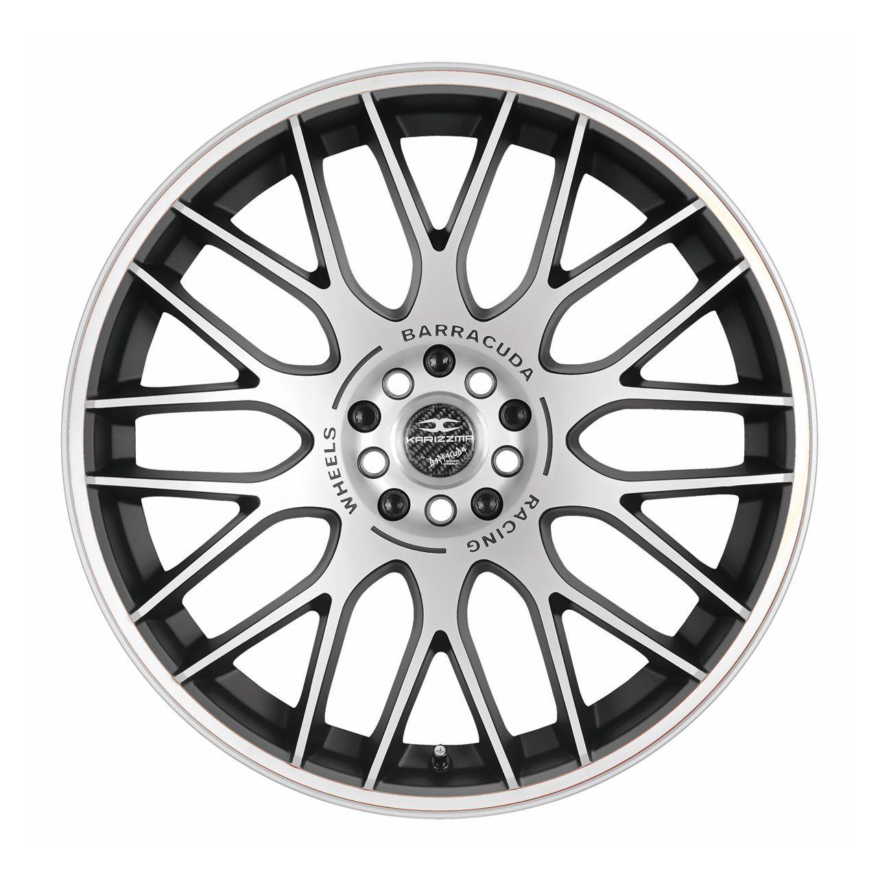 BARRACUDA KARIZZMA mattblack-polished color trim weiss 8.0Jx18 5x110+120 ET38