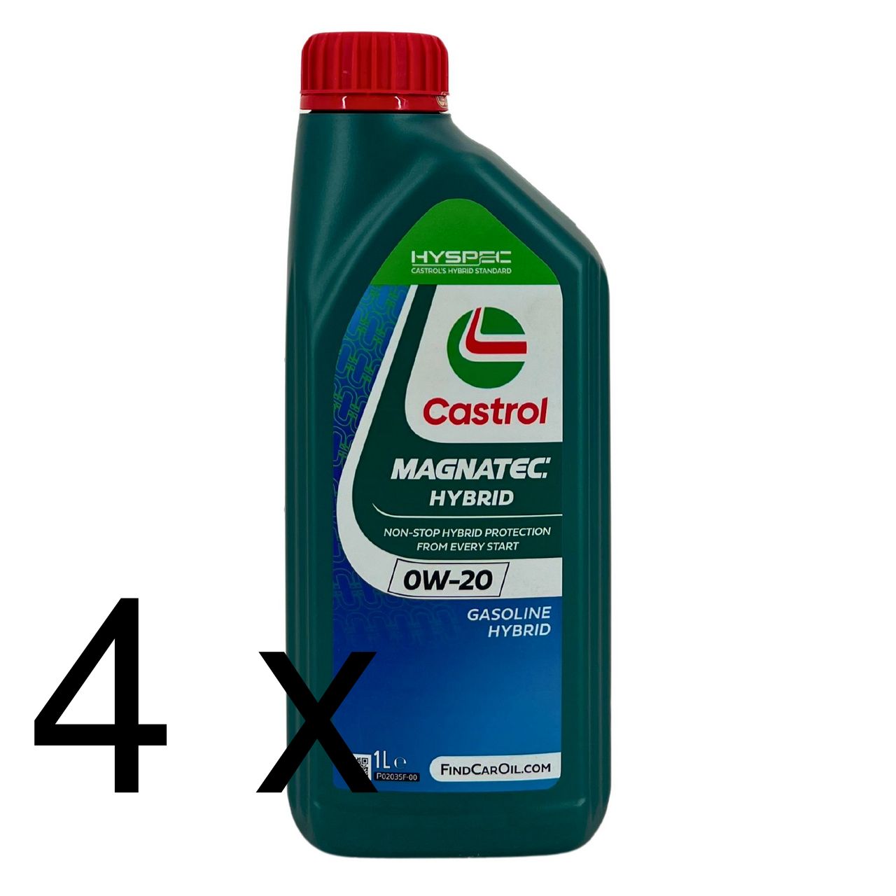 Castrol Magnatec Hybrid 0W-20 4x1 Liter Castrol Magnatec Hybrid 0W-20 4x1 Liter
